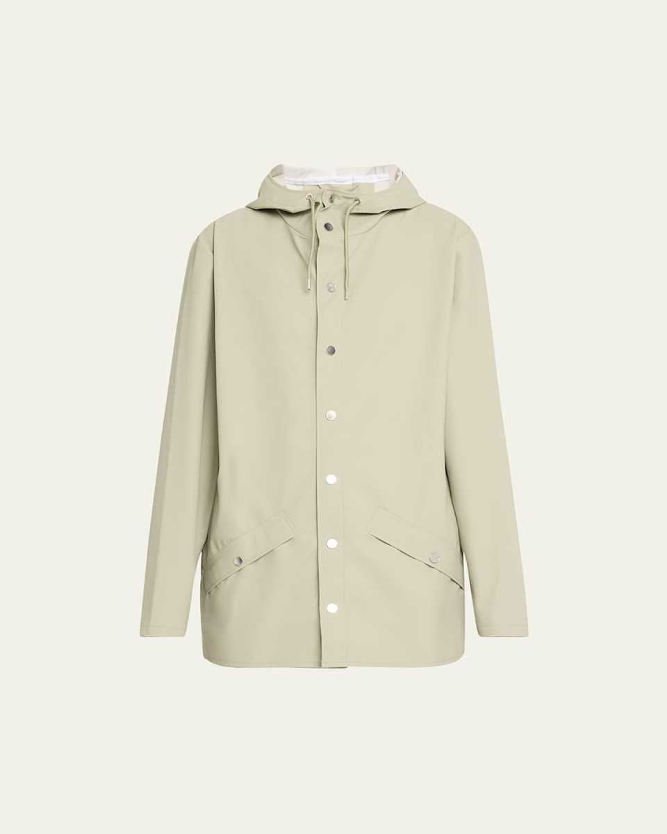 Snap-Front Hooded Jacket